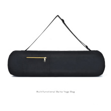 Fitnessbeutel verdickende Leinwand tragbare Yoga-Tasche professionelle Multifunktionstasche für Cross-Body-Yogamatten-Rucksäcke